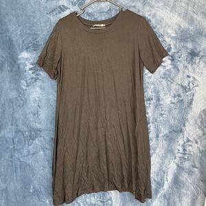 Zero City Black T-Shirt‎ Long Dress Casual Womans Size XL